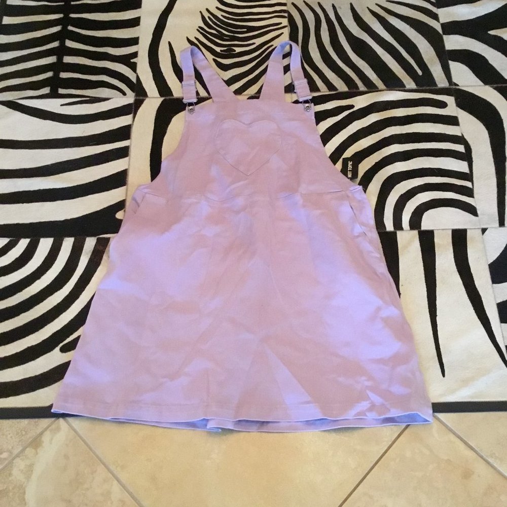 Hot Topic Blackheart heart overall dress size 4x